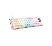 One 3 Classic Pure White Mini Gaming Tastatur, RGB LED