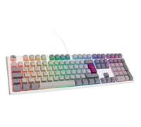 One 3 Mist Grey Gaming Tastatur, RGB LED