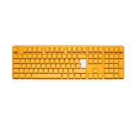Ducky Clavier mécanique One 3 Yellow, USB, Allemand, Cherry MX Black, remplaçable à chaud, RGB