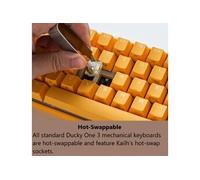 One 3 Yellow SF Gaming Keyboard, RGB LED