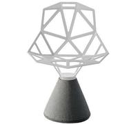 ONE B - Chaise originale socle béton assise aluminium