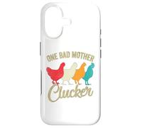 One Bad Mother Clucker Funny Chicken Coque pour iPhone 17