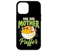 One Bad Mother Puffer Hilarious & Cute Puffer Fish Coque pour iPhone 12 Pro Max