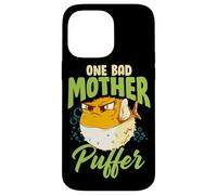 One Bad Mother Puffer Hilarious & Cute Puffer Fish Coque pour iPhone 14 Pro Max