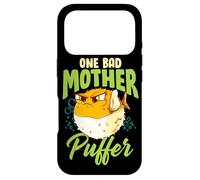 One Bad Mother Puffer Hilarious & Cute Puffer Fish Coque pour iPhone 17 Pro