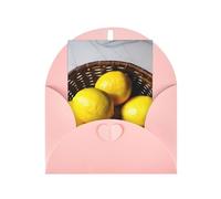 One Basket Lemons Organiseur de cartes de vœux Vierge à l'intérieur Cartes d'anniversaire Carte d'invitation
