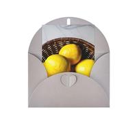 One Basket Lemons Organiseur de cartes de vœux Vierge à l'intérieur Cartes d'anniversaire Carte d'invitation