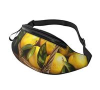 One Basket Lemons Sac banane personnalisé, léger et polyvalent pour les aventures quotidiennes et en plein air, Noir , Taille unique, Sac à dos décontracté