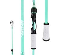 One Bass Canne à pêche, spinning et casting avec fibre de carbone de 30 tonnes - 1,8 m - Bleu