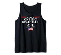 One Big Beautiful Bill USA July 4,2025 One Big Beautiful Act Débardeur