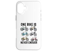 One Bike is Never Enough Cycliste Coque pour iPhone 16 Plus