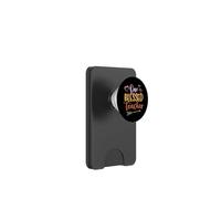 One Blessed Teacher Teach Vintage School Teachers PopSockets PopWallet pour MagSafe