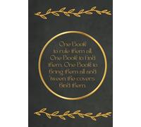 One Book to Rule them All: A reading tracker review book