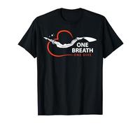 One Breath - Apnée Plongée Design Rétro Free Diver T-Shirt