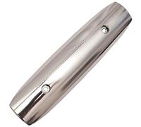 one by Camamoto cod 77017500A Protection thermique de silencieux de défense look carbone/chromé compatible avec yamaha t-max 500-530cc dal 2001 al 2007 i distance entre les trous 255 mm., Taglia unica