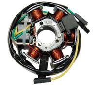 one by Camamoto cod. 77199640 stator 6 pôles avec pick-up interne avec plaque aimant volant compatible avec cre 50/50 RS2 Naked / 50 SMX (01/04) / 50 SMX Pro (05)