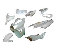 one by Camamoto cod 77366890 kit carénage complet pièces plastique compatible avec aprilia sr www stealth année 1997 à 2012 couleur blanc perle