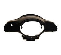 one by Camamoto cod.77390150G carénage couvercle de guidon couvre-direction contour phare tableau de bord avant noir compatible avec aprilia scarabée/scarabée street restyling 50/100cc année 2001/2012