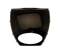 one by Camamoto Cod 77390150J plastique, coque bouclier avant noir brillant compatible avec aprilia scarabeo 50-100 année de 2001 à 2012 | réf. Orig. Aprilia 67210800