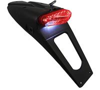 one by camamoto cod. 77541306 faro parafango posteriore completo di stop a led e luce targa omologato adattabile per cross motard enduro