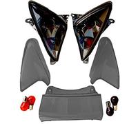 one by Camamoto kit cabochons clignotants/flèches transparentes compatible avec yamaha t-max 500 de 2001 à 2007 (fumee trasparentes)