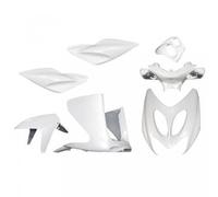 one by camamoto kit complet carénage plastique compatible avec (cod 77366789 kit complet 7 pièces couleur blanc perle compatible avec mbk nitro - yamaha aerox année 1997 à 2012)