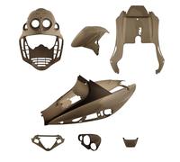 One By Camamoto | Kit complet de carénage en plastique pour Malaguti F12 LC Phantom, Année de 2003 à 2007 - Couleur Nardo Grey