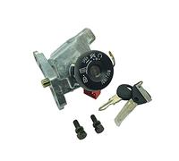 one by Camamoto kit de serrures complet serrure clé de démarrage (code 77208219A complet compatible avec mbk ovetto/yamha neo's/mach g/jog 50 ans à partir de 2003-2004-2005-2006 | réf. orig.