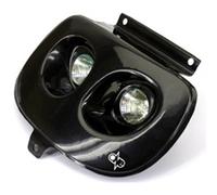 one by Camamoto Masque de Phare, Avant Compatible avec (cod.77201311 Masque de Phare Noir pour MBK Booster/Yamaha bw's de 1994 à 2003)
