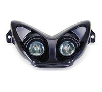 one by Camamoto Masque de Phare, Avant Compatible avec (cod.77201351 Masque halogène Noir Phare dichroïque Compatible avec Yamha aeroz/MBK Nitro année de 1997 à 2012)