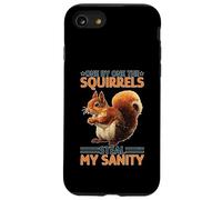 One by One The Squirrels Steal My Sanity Mème chaotique Coque pour iPhone SE (2020) / 7/8