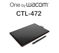 One by Wacom-Petite tablette graphique pour dessin,peinture et jeu OSU,8.3x5.7 pouces,stylet de niveau 2048,prise en charge Android,Windows,Mac OS - Type CTL-472