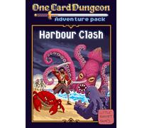ONE CARD DUNGEON Adventure Pack : Harbour Clash Jeu de société d'extension en italien et en anglais Little Rocket Games