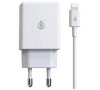 One+ Chargeur secteur USB-C + câble Lightning -> USB-C Blanc