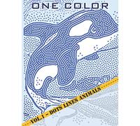 One Color: Vol 1 - Animals Coloring Book for Adults (Relaxation & Stress Relief)