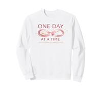 One Day At A Time Pink Up Chemise Cancer Ruban Rose Sweatshirt