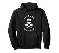 One Down Five Up Grille Moto - Design Biker Vintage Sweat à Capuche