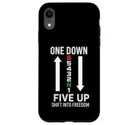 One Down Five Up Moto Shifting Gear Riding Lifestyle Coque pour iPhone XR