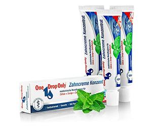One Drop Only Dentifrice concentré pour hygiène bucco-dentaire médicale pour les dents, la langue et les gencives, lot de 3 x 25 ml