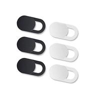 One Enjoy Webcam Couverture, Webcam Cover Slider, Laptop Camera Cover 0,027in Ultra-Slim Settings Echo Spot Smartphones, Tablettes, Macbooks with Strong Adhensive(6 Pack)
