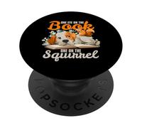 One Eye on The Book, One on The Squirrel. PopSockets PopGrip Adhésif