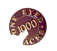 One Eyed Jacks Lot de 1000 jetons de poker Twin Peaks en émail 2,5 cm, 1 Inch, Émail, émail