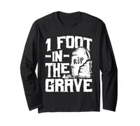One Foot in The Grave - Amputation d'amputé de Jambe handicapée Manche Longue