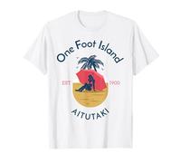 One Foot Island Tapuaetai Aitutaki Îles Cook T-Shirt
