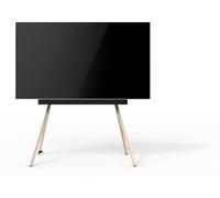 One For All 70 TV Stand Falcon Oak & Silver grey Pied pour TV réglable en hauteur, pivotable 81,3 cm (32) - 177,8 cm (70) mobile, réglable en hauteur, support