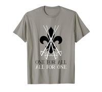 One for All, All for One The Three Musketeers Fleur de lys T-Shirt