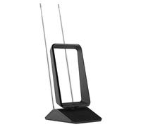 One For All Antenne TV numérique d'intérieur amplifiée - Prêt à recevoir des signaux TV analogiques et Freeview dans un rayon de 24 km - Full HD Ready - Antenne HDTV - UHF/VHF - Noir - SV9460