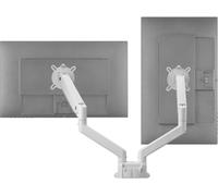 One For All Support de table Solid Dual – 2 écrans 33–88,9 cm blanc réglable en hauteur, mobile
