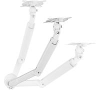 One For All Support de table Solid Single – 1 écran 33–88,9 cm, blanc, réglable en hauteur