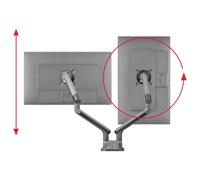 One For All Support de table pour écran Design Dual black 2 Écran(s) 33 cm (13)